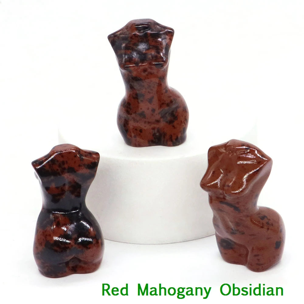 Mini Crystal Goddess Body Carvings