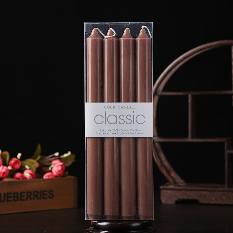 9.5” Taper Candles - 4Pc