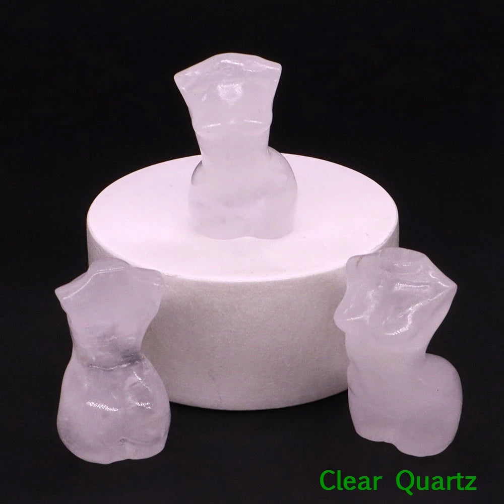 Mini Crystal Goddess Body Carvings