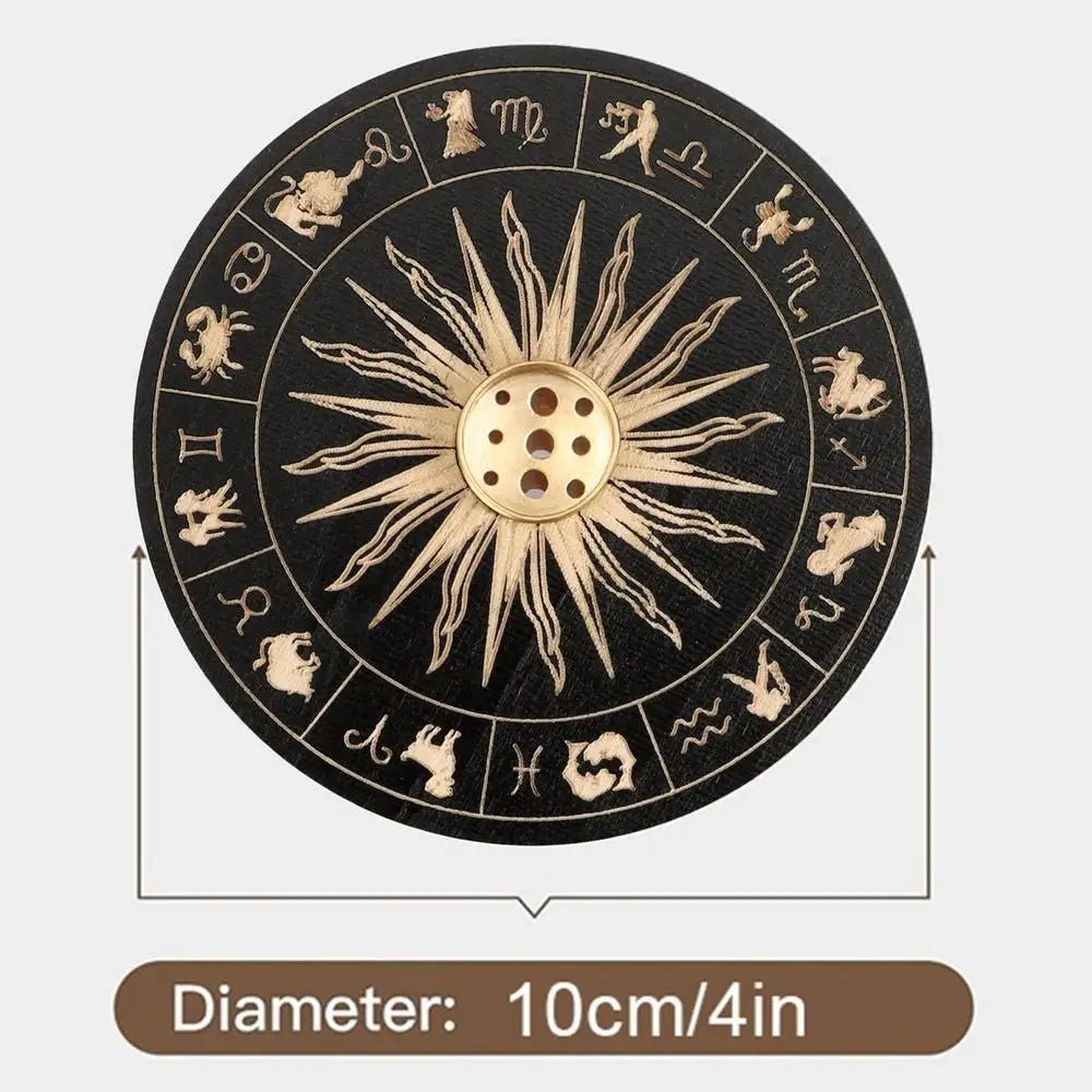 Incense Stick Plates - Black and Gold Collection