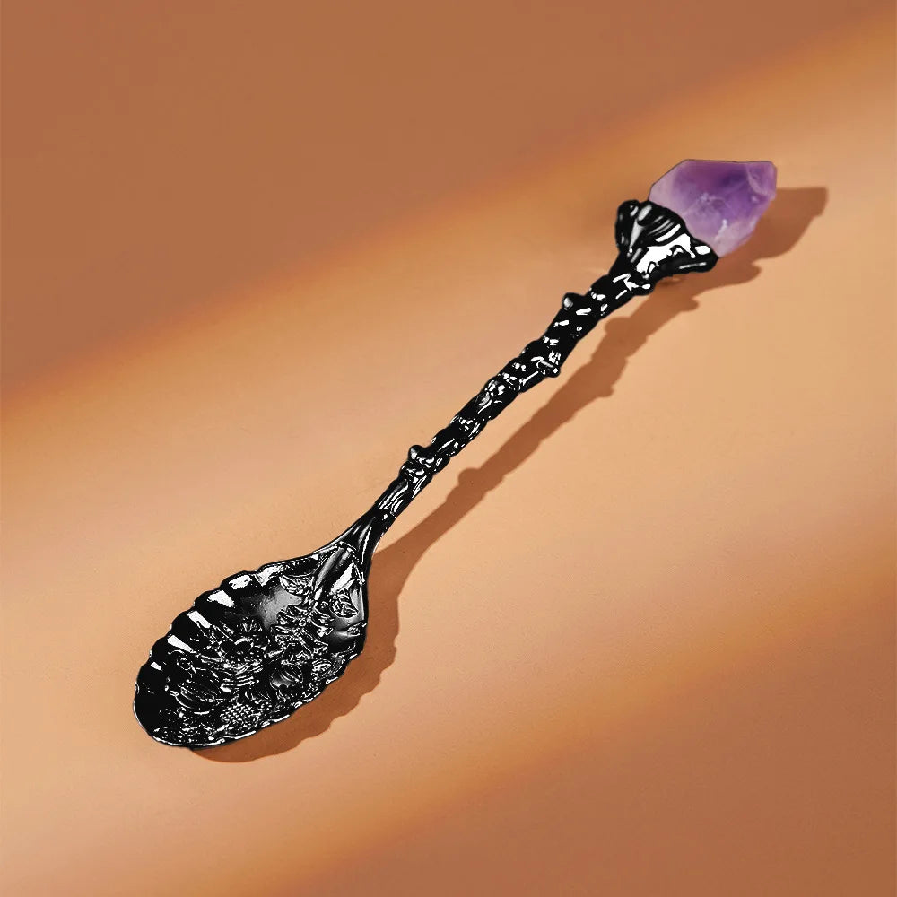 Amethyst Altar Spoon