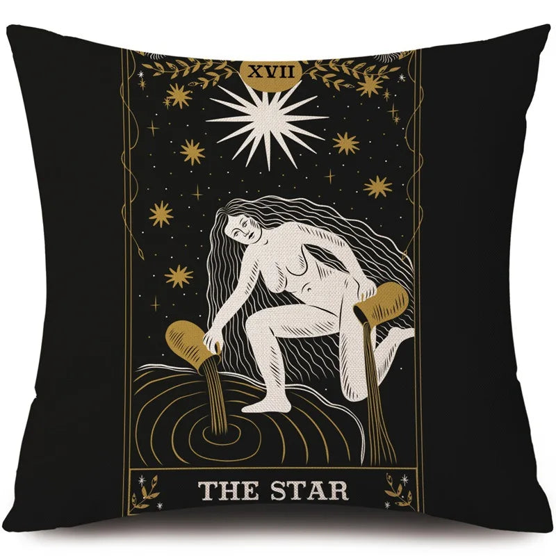 Throw Cushion Covers - Moon Tarot Collection