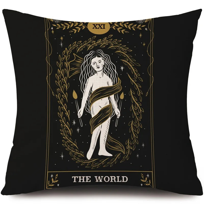 Throw Cushion Covers - Moon Tarot Collection