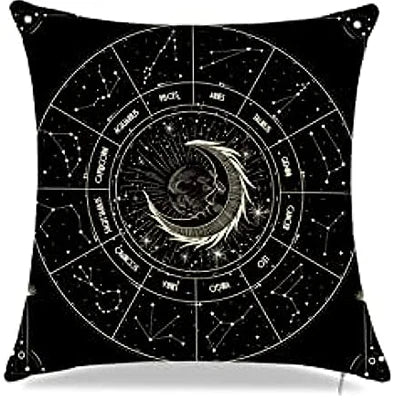 Throw Cushion Covers - Dark Celestial Collection