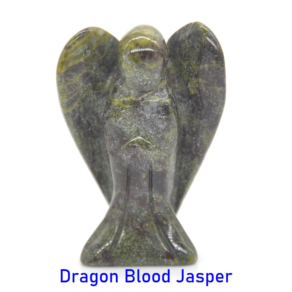 Mini Guardian Angel Crystal Carvings