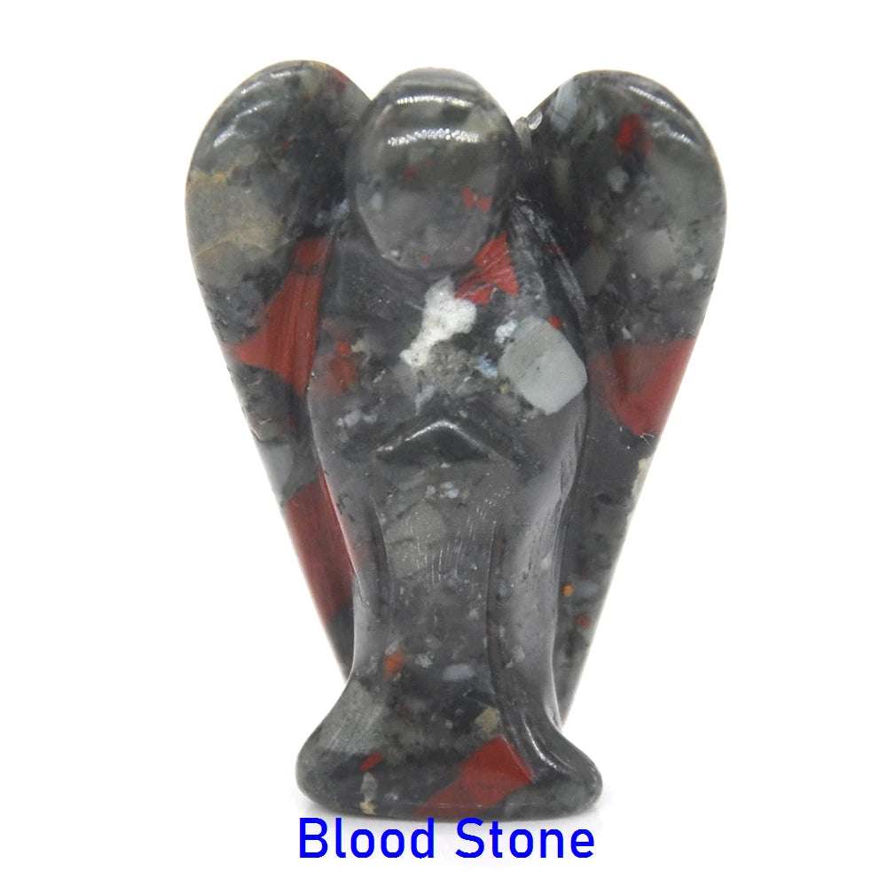 Mini Guardian Angel Crystal Carvings