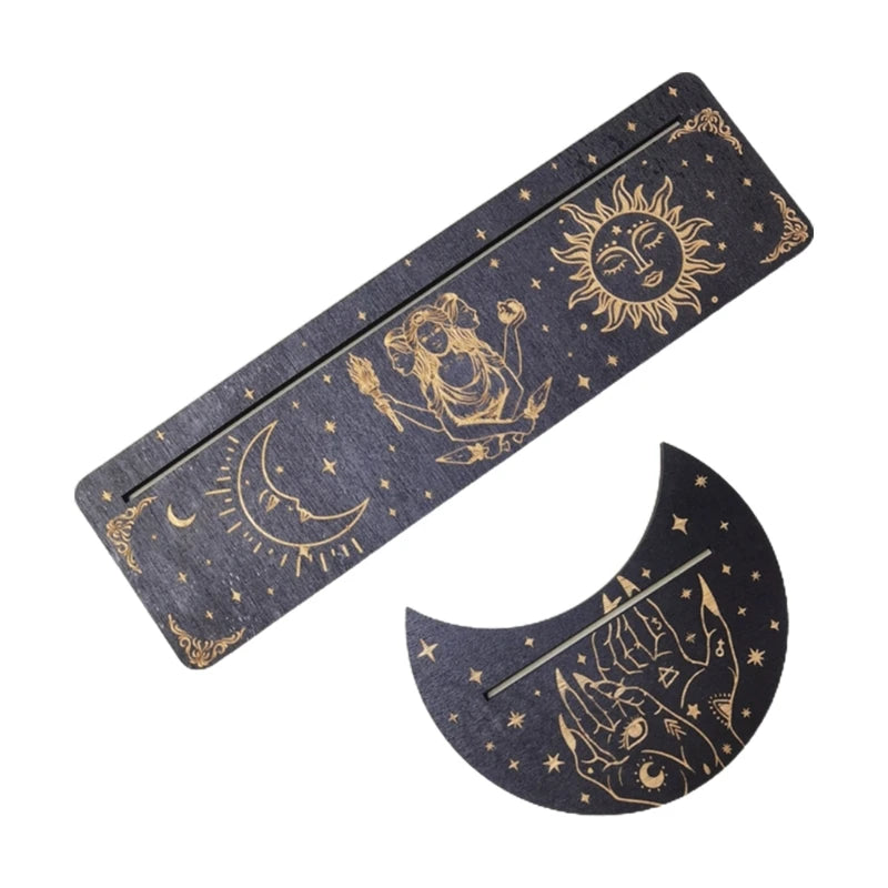 Wooden Tarot/Oracle Card Stand Holder Set Collection