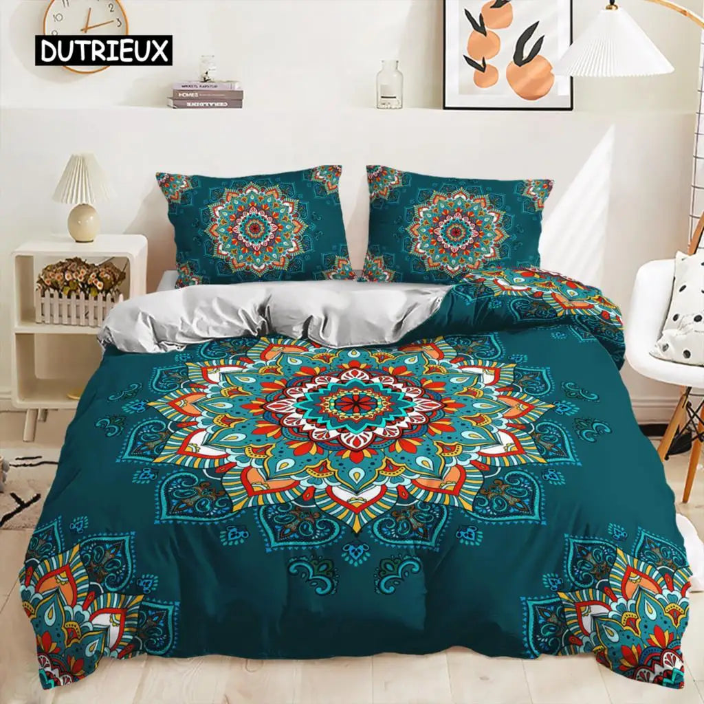 Duvet Cover and Pillowcase Set - Boho Collection