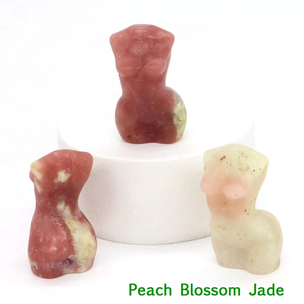 Mini Crystal Goddess Body Carvings