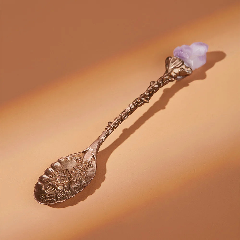 Amethyst Altar Spoon