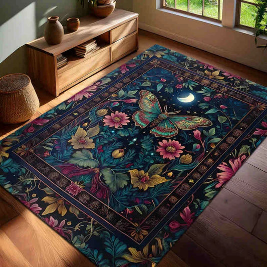 Dark Floral Rug Collection