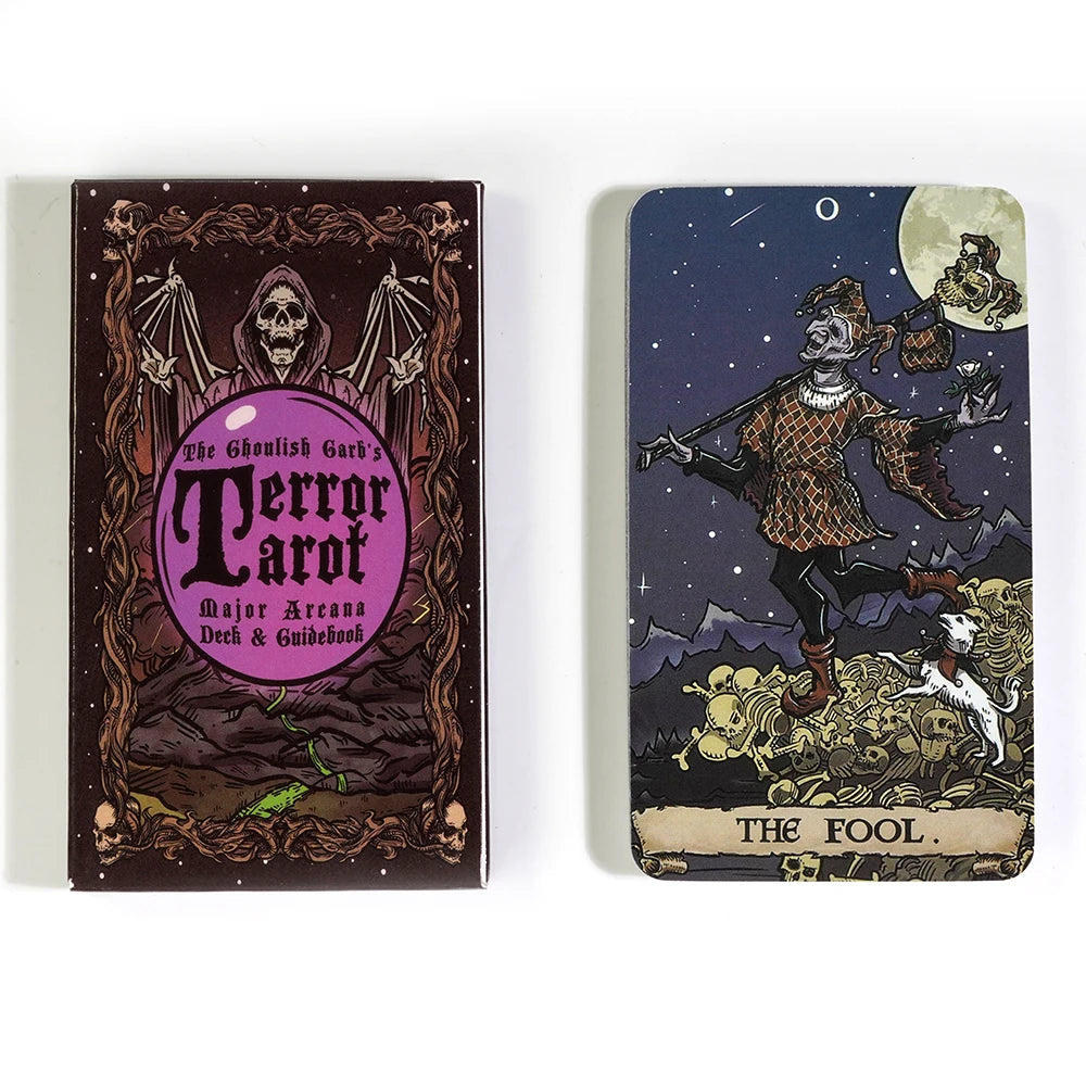 The Ghoulish Garb Terror Tarot Deck
