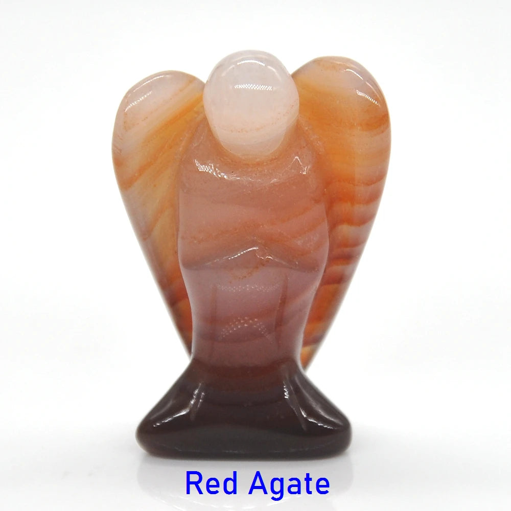 Mini Guardian Angel Crystal Carvings