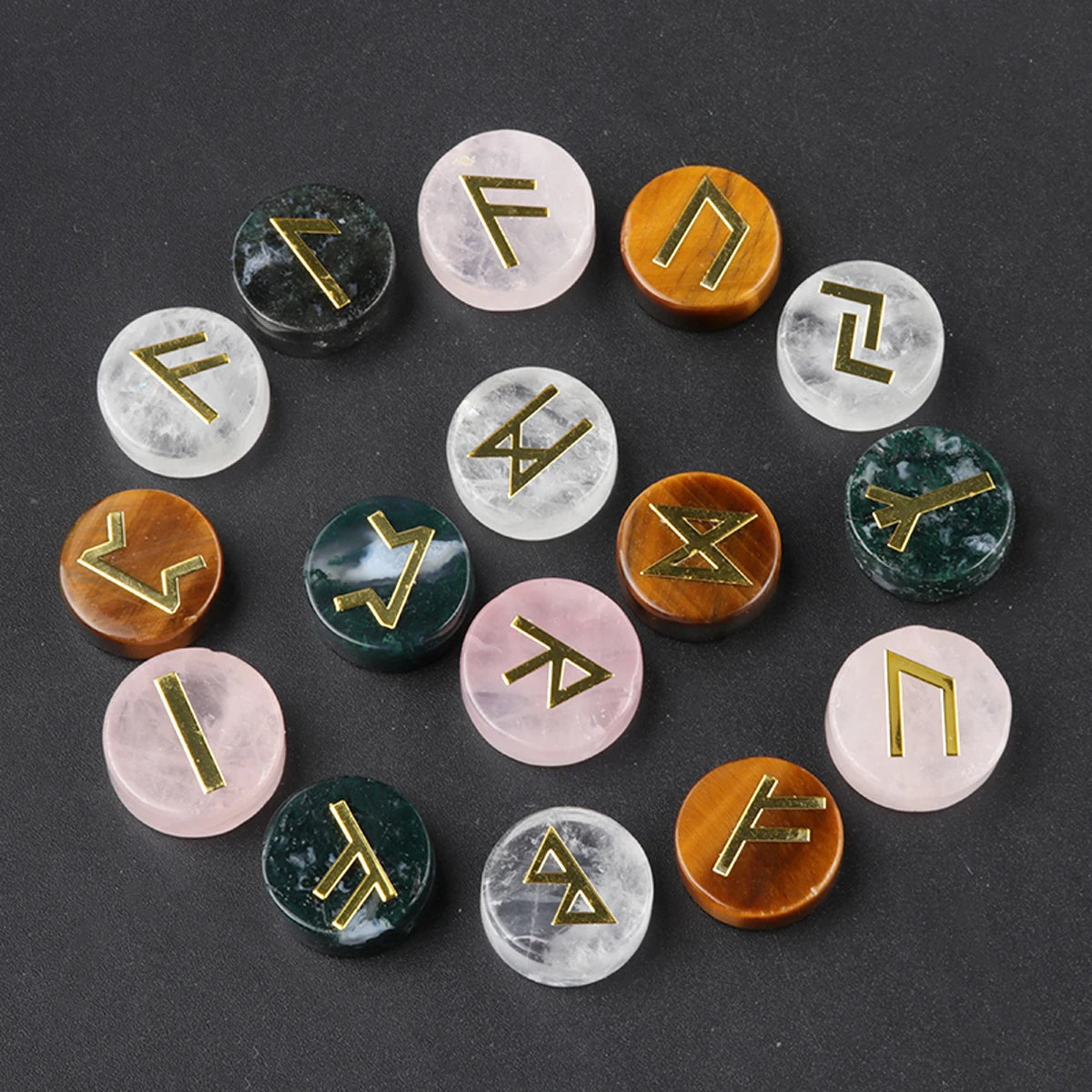 Crystal Rune Sets - Round Collection