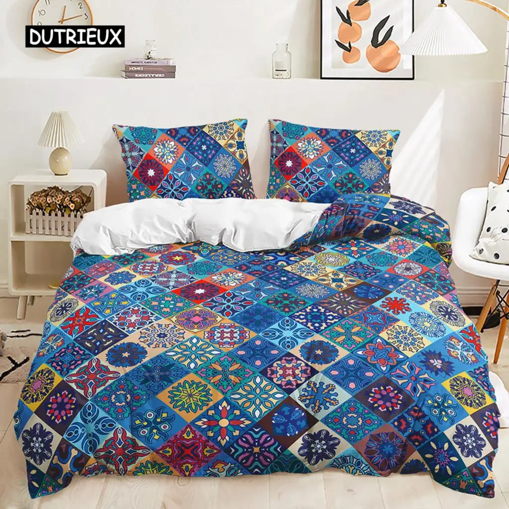 Duvet Cover and Pillowcase Set - Boho Collection
