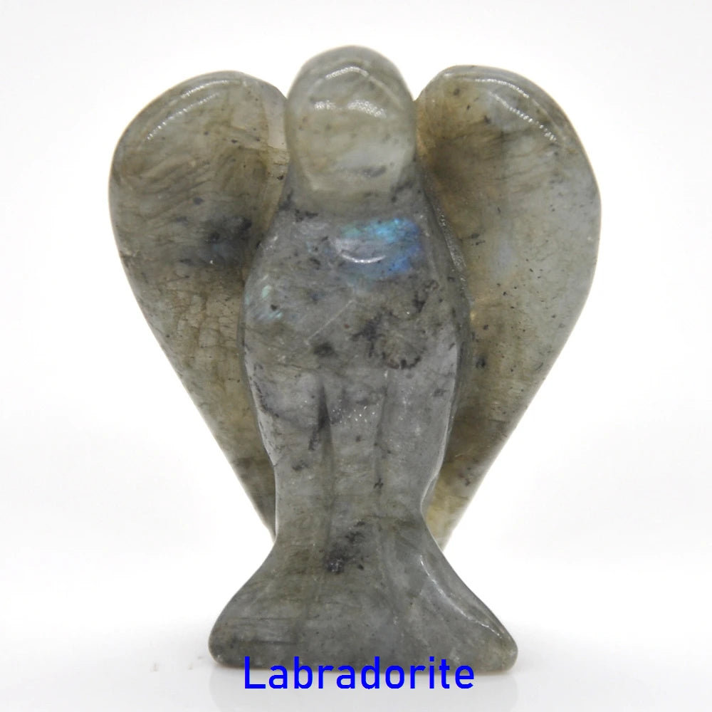 Mini Guardian Angel Crystal Carvings