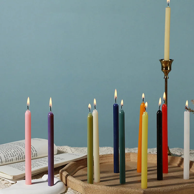 Unscented Chime Candles - 12 pack