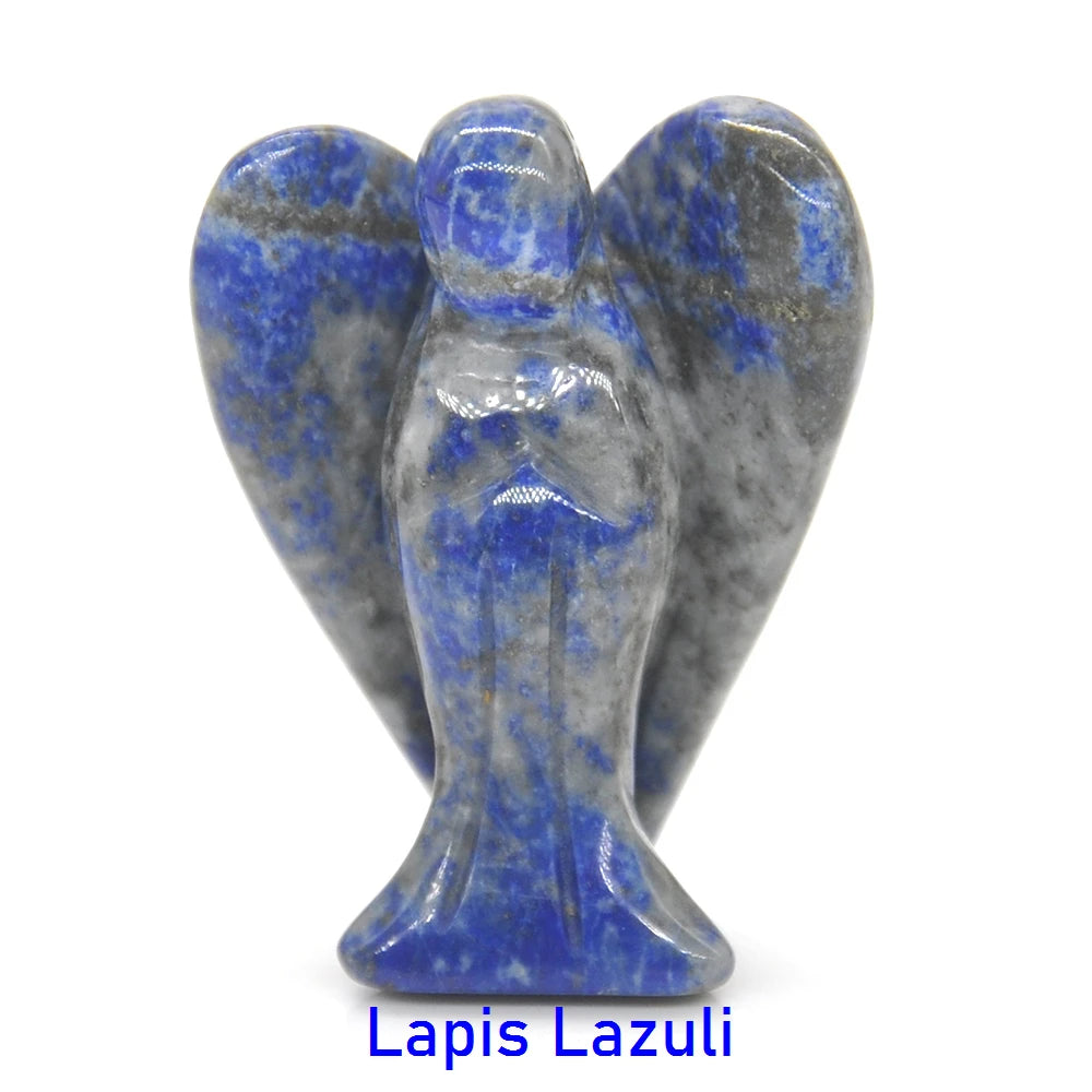 Mini Guardian Angel Crystal Carvings