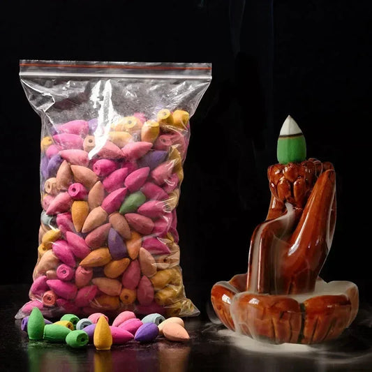 Back Flow Incense Cones - 10/20/50 Pieces