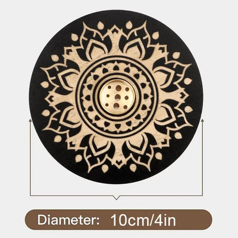 Incense Stick Plates - Black and Gold Collection