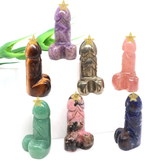 Mini Penis Crystal Carving
