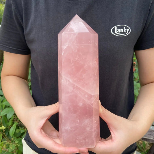 XL Rose Quartz Crystal Towers
