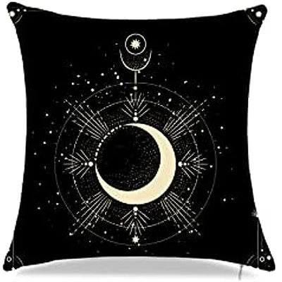 Throw Cushion Covers - Dark Celestial Collection