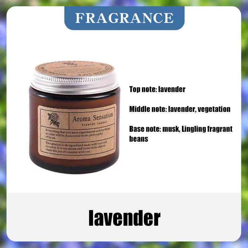 Homemade Soy Scented Candle Jar