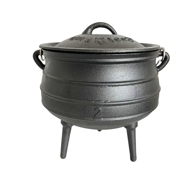 XL Cast Iron Cauldron 6L