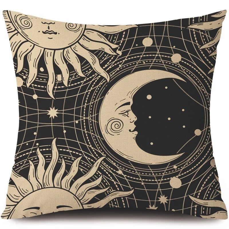 Throw Cushion Covers - Moon Tarot Collection