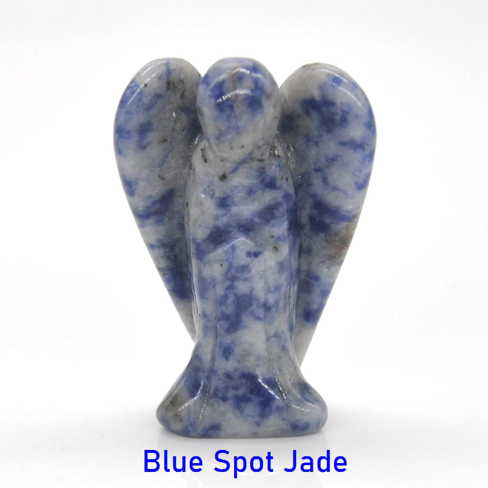 Mini Guardian Angel Crystal Carvings