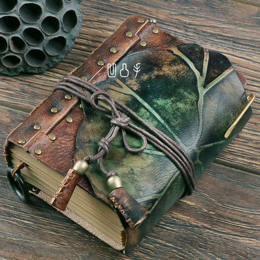 Leaf Leather Bound Journal