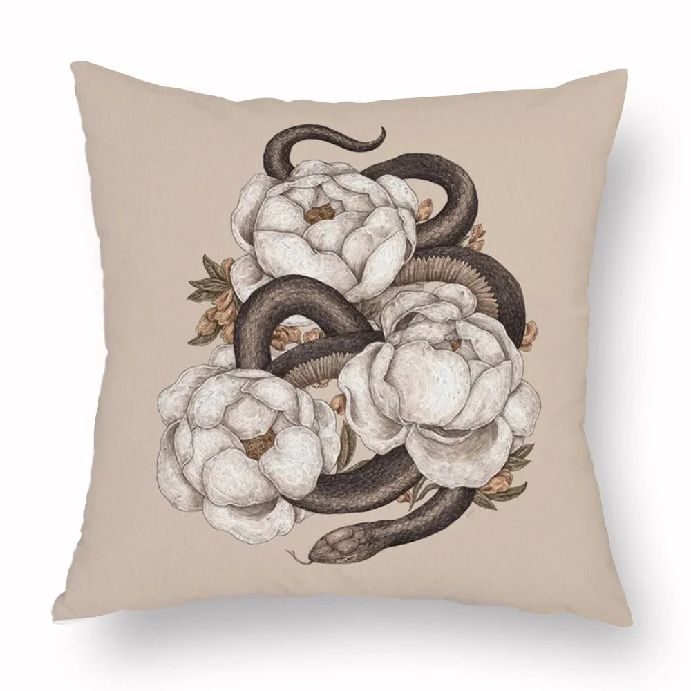 Throw Cushion Covers - Dark Academia Collection
