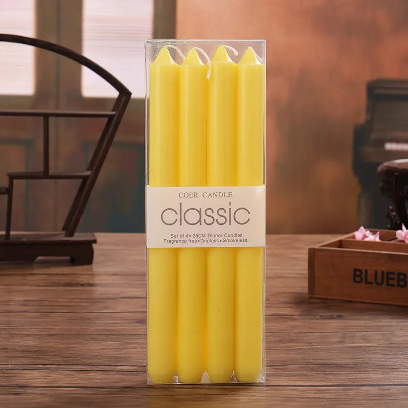9.5” Taper Candles - 4Pc