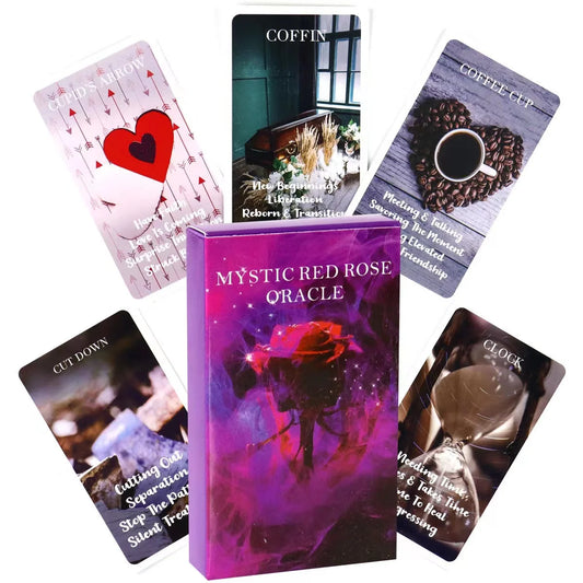 Mystic Red Rose Oracle Deck
