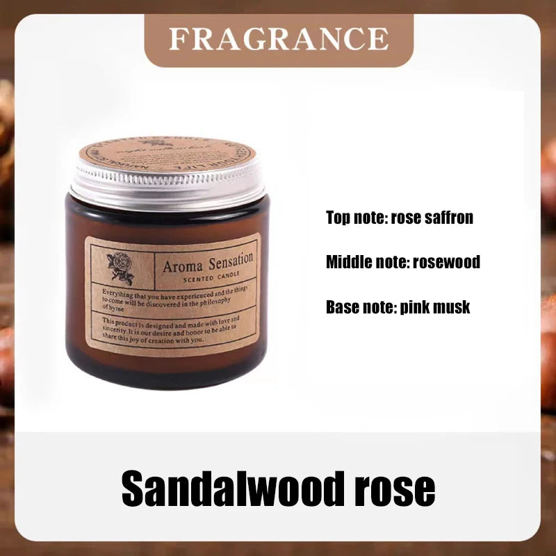 Homemade Soy Scented Candle Jar
