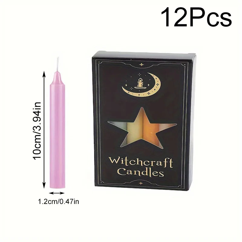 Unscented Chime Candles - 12 pack