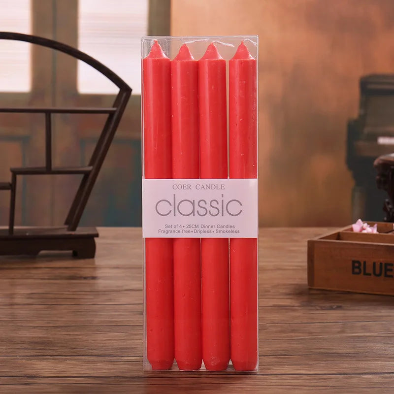 9.5” Taper Candles - 4Pc