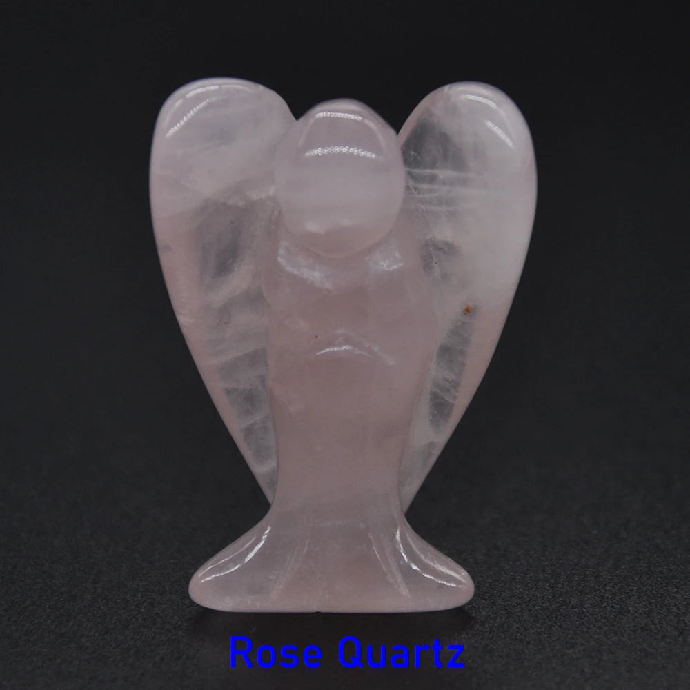Mini Guardian Angel Crystal Carvings