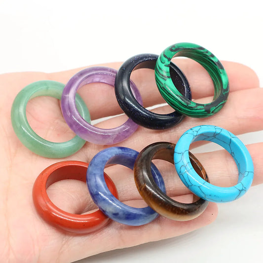 Solid Crystal Rings