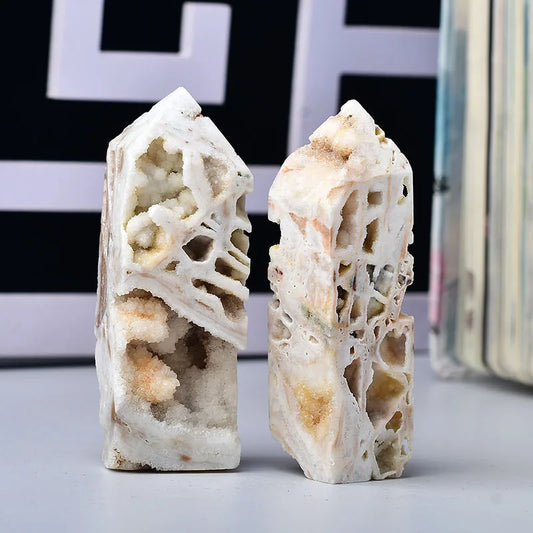 Druzy Agate Column