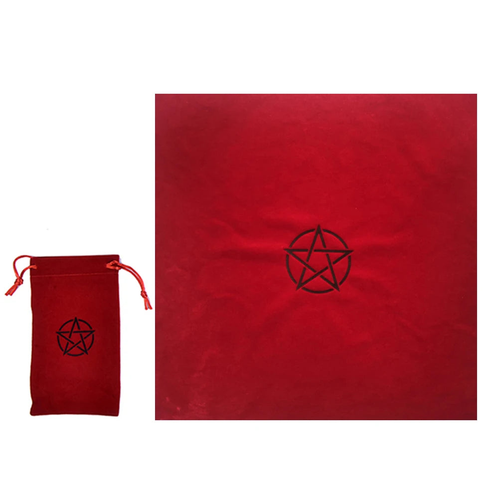Pentagram Altar Cloth With Carry Bag