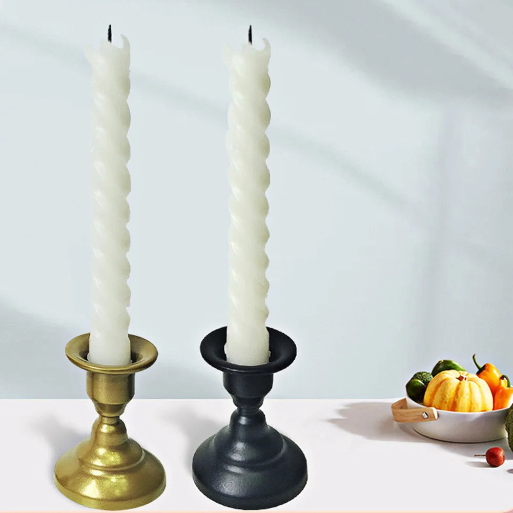 Vintage Metal Candlestick holders