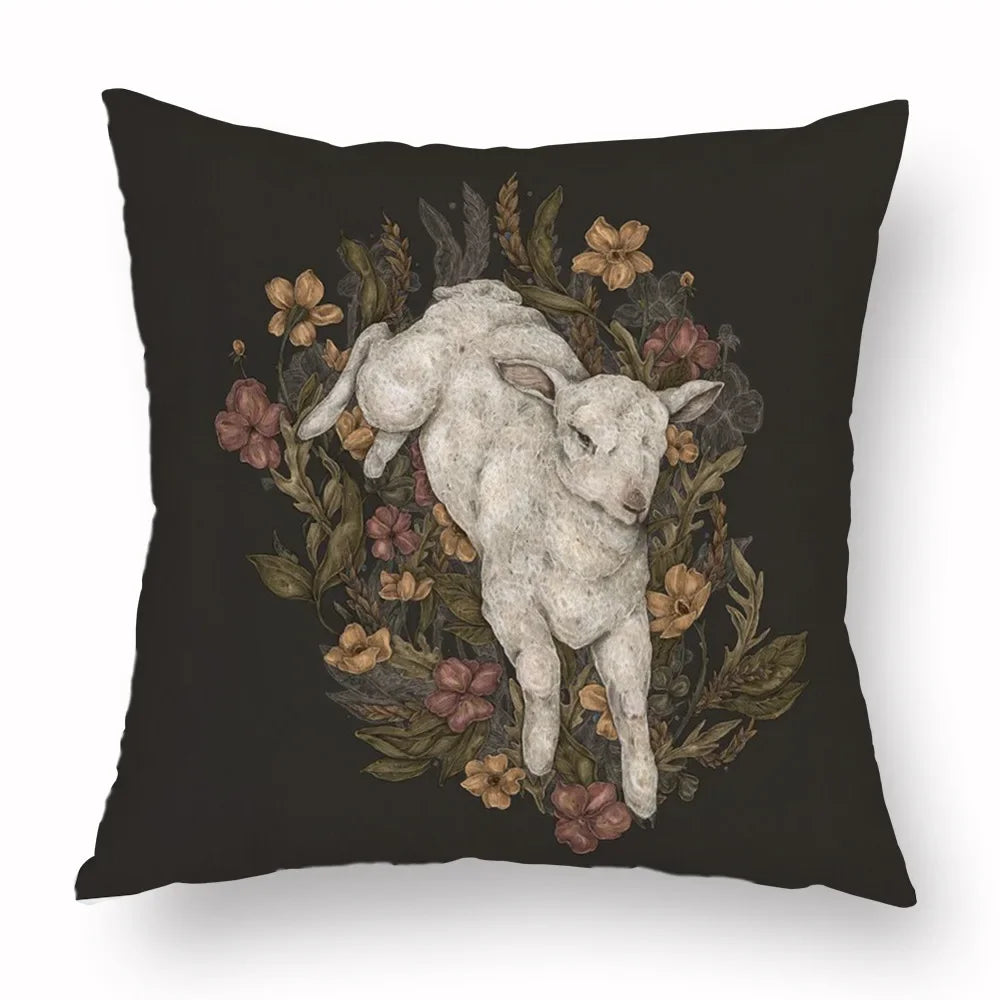 Throw Cushion Covers - Dark Academia Collection