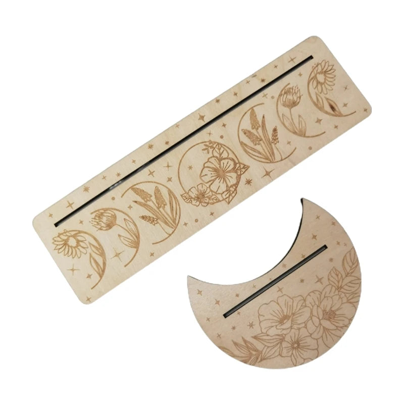 Wooden Tarot/Oracle Card Stand Holder Set Collection