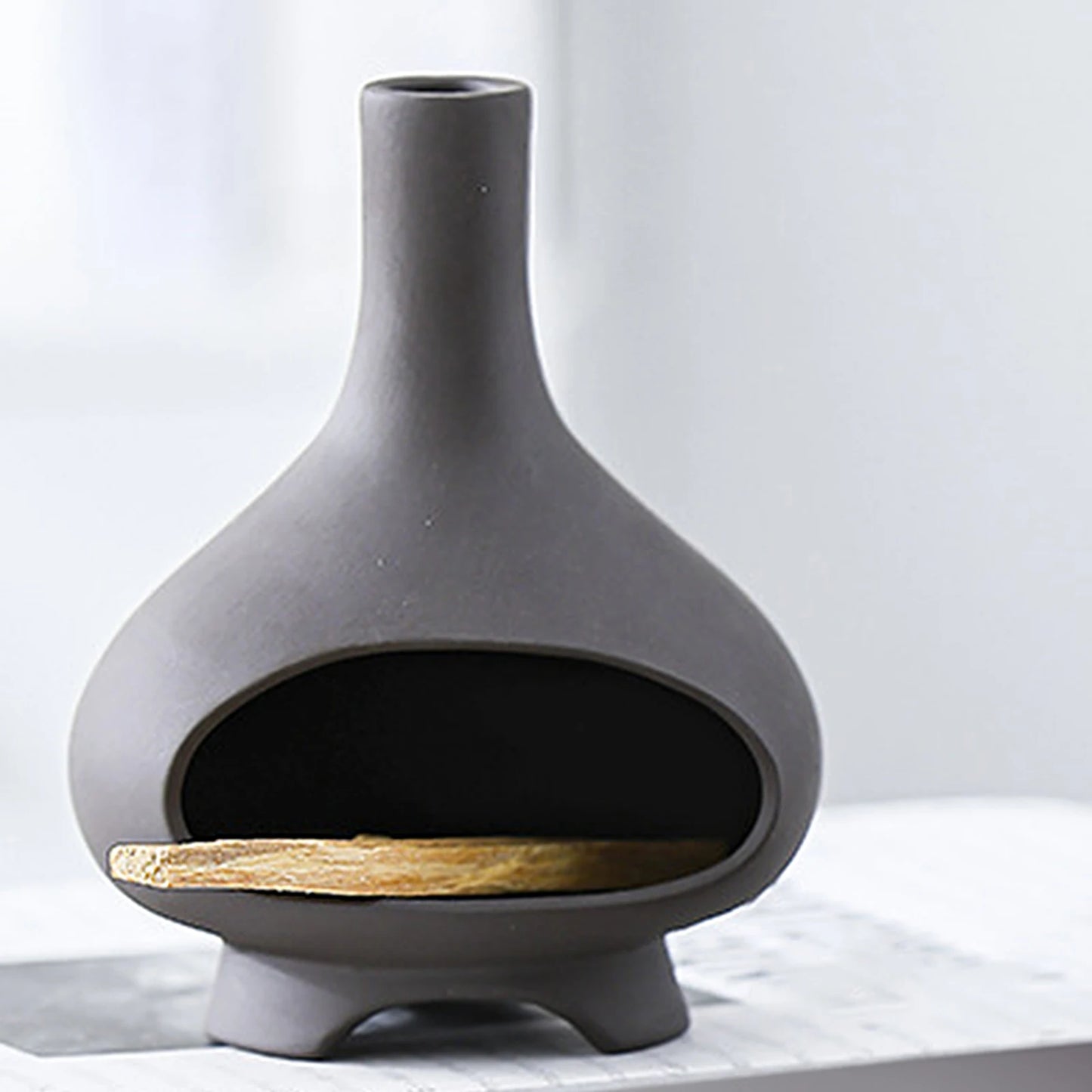 Ceramic Smudge Chimney Bowl - Maiden Style  *Reminder in Description*