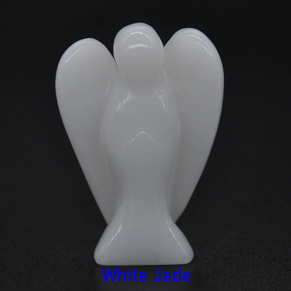 Mini Guardian Angel Crystal Carvings