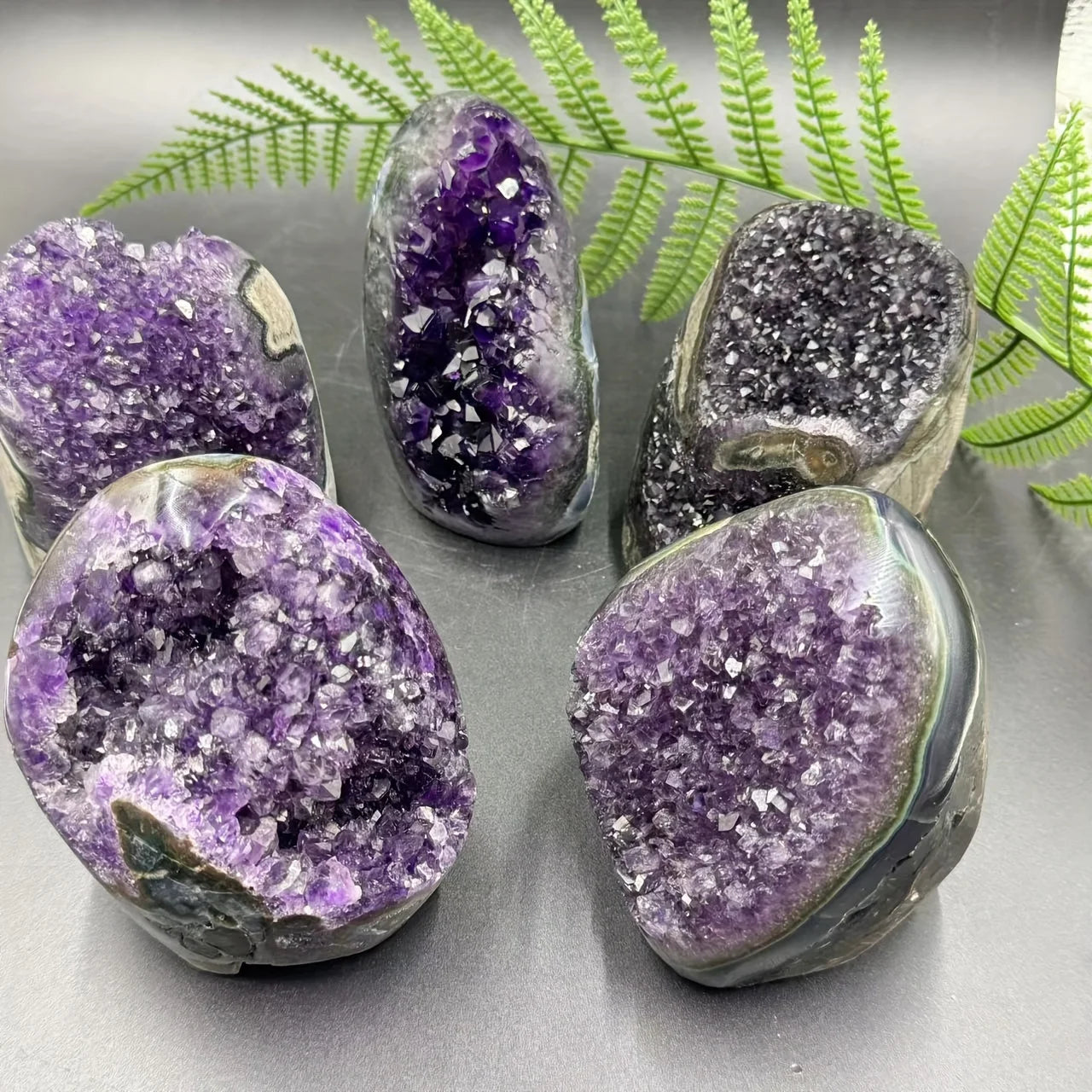 Large Amethyst Crystal Forms