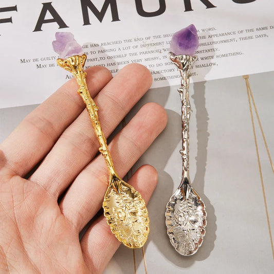 Amethyst Altar Spoon