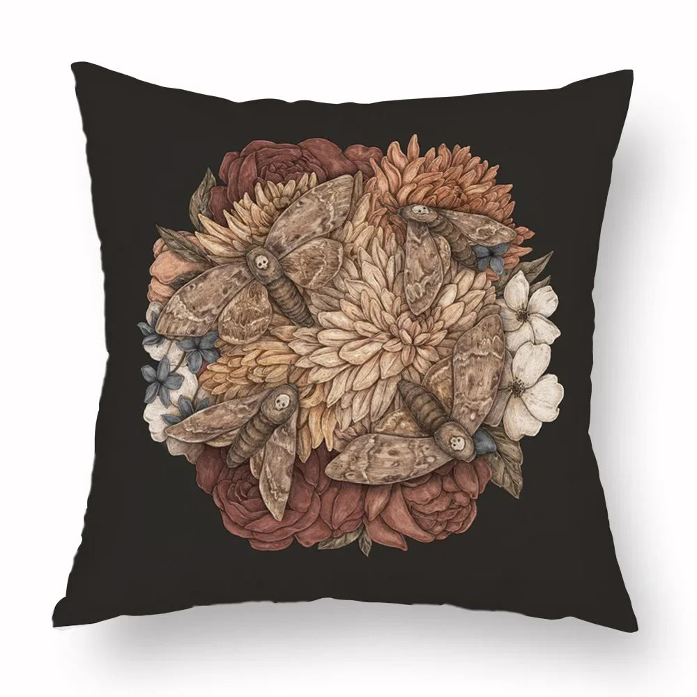 Throw Cushion Covers - Dark Academia Collection